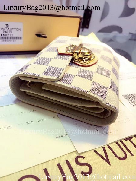 Louis Vuitton Damier Azur Canvas JOEY WALLET N60030 Louis Vuitton Damier Azur Canvas JOEY WALLET N60030
