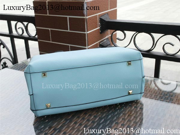 MCM Milla Tote Bag Calfskin Leather MCM1180 Light Blue MCM Milla Tote Bag Calfskin Leather MCM1180 Light Blue
