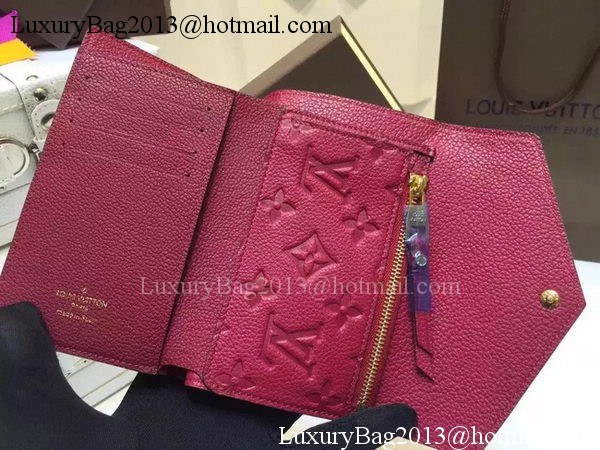 Louis Vuitton Monogram Empreinte SARAH WALLET M61184 Purple Louis Vuitton Monogram Empreinte SARAH WALLET M61184 Purple