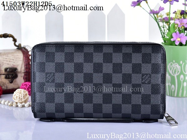 Louis Vuitton Damier Gaphite Canvas ZIPPY XL WALLET N41503 Louis Vuitton Damier Gaphite Canvas ZIPPY XL WALLET N41503