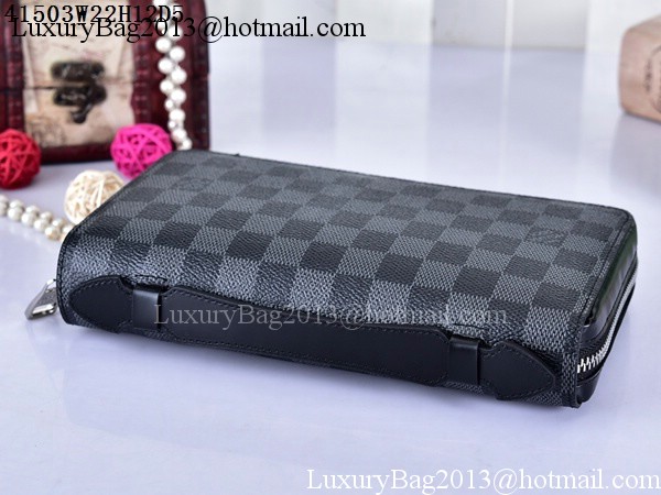 Louis Vuitton Damier Gaphite Canvas ZIPPY XL WALLET N41503 Louis Vuitton Damier Gaphite Canvas ZIPPY XL WALLET N41503