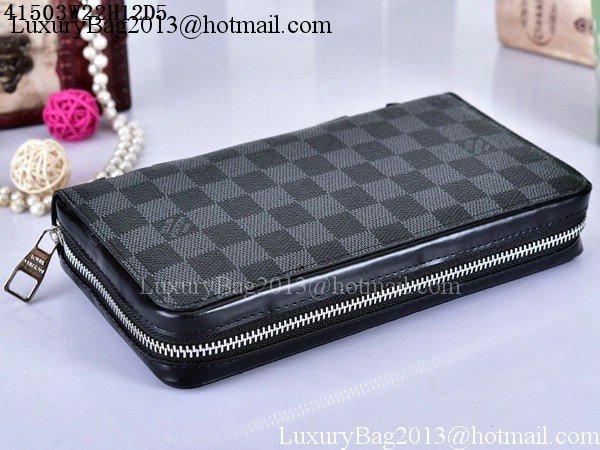 Louis Vuitton Damier Gaphite Canvas ZIPPY XL WALLET N41503 Louis Vuitton Damier Gaphite Canvas ZIPPY XL WALLET N41503