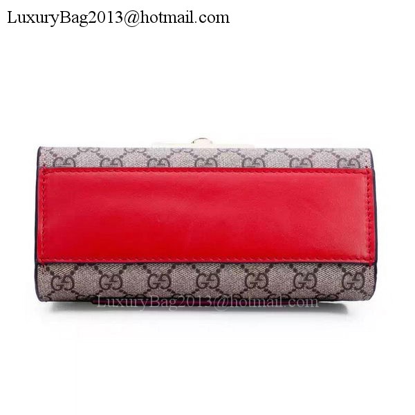 Gucci Padlock GG Supreme Shoulder Bags 409487 Red Gucci Padlock GG Supreme Shoulder Bags 409487 Red