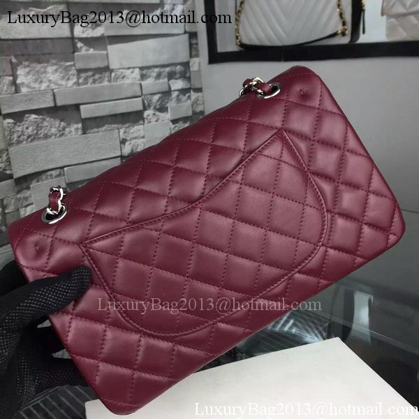 Chanel 2.55 Series Flap Bag Lambskin Leather A5024 Burgundy Chanel 2.55 Series Flap Bag Lambskin Leather A5024 Burgundy