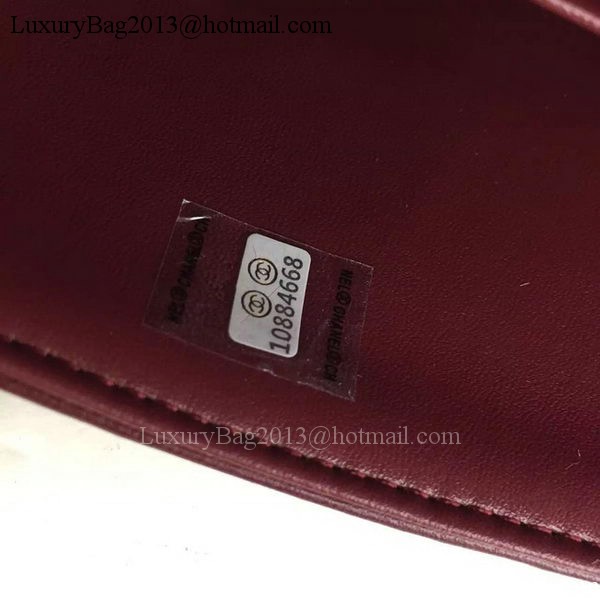 Chanel 2.55 Series Flap Bag Lambskin Leather A5024 Burgundy Chanel 2.55 Series Flap Bag Lambskin Leather A5024 Burgundy