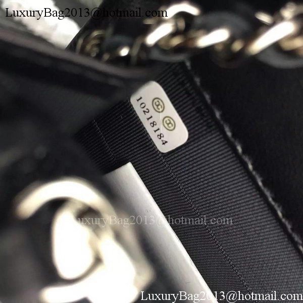 Chanel Flap Shoulder Bag Cannage Pattern A5373 Black Chanel Flap Shoulder Bag Cannage Pattern A5373 Black