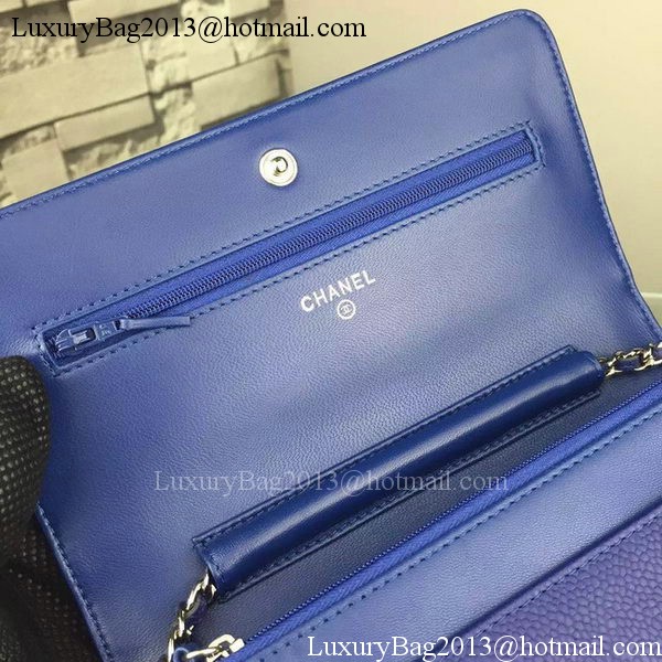 Chanel Flap Shoulder Bag Cannage Pattern A5373 Blue Chanel Flap Shoulder Bag Cannage Pattern A5373 Blue