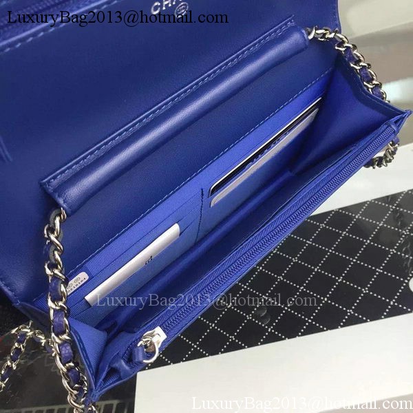 Chanel Flap Shoulder Bag Cannage Pattern A5373 Blue Chanel Flap Shoulder Bag Cannage Pattern A5373 Blue