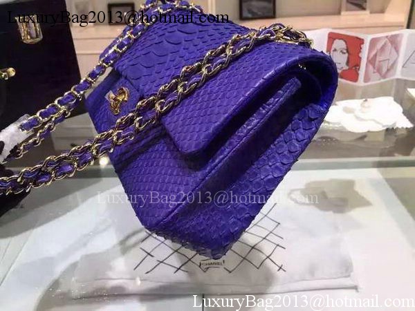 Chanel 2.55 Series Flap Bags Royal Original Python Leather A1112SA Gold Chanel 2.55 Series Flap Bags Royal Original Python Leather A1112SA Gold