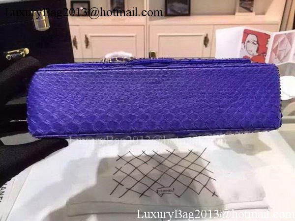 Chanel 2.55 Series Flap Bags Royal Original Python Leather A1112SA Gold Chanel 2.55 Series Flap Bags Royal Original Python Leather A1112SA Gold