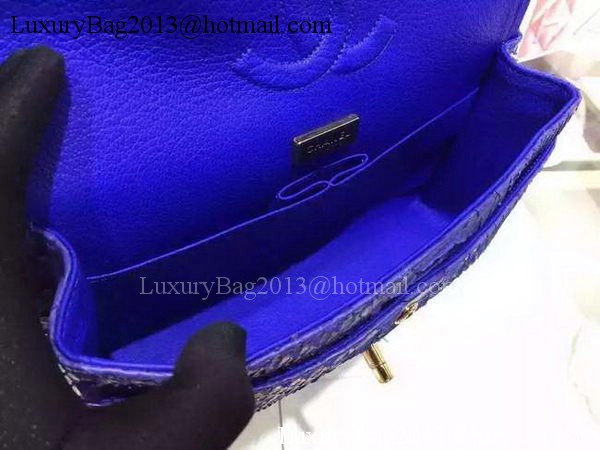 Chanel 2.55 Series Flap Bags Royal Original Python Leather A1112SA Gold Chanel 2.55 Series Flap Bags Royal Original Python Leather A1112SA Gold