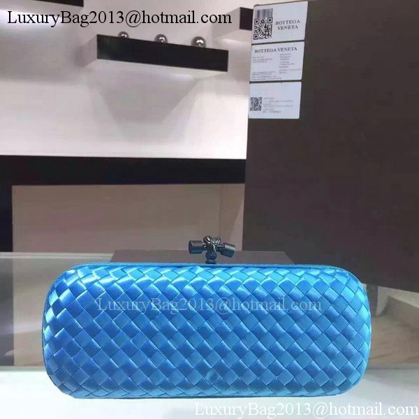 Bottega Veneta STRETCH Knot Sheepskin Leather Clutch BV8651 Light Blue Bottega Veneta STRETCH Knot Sheepskin Leather Clutch BV8651 Light Blue