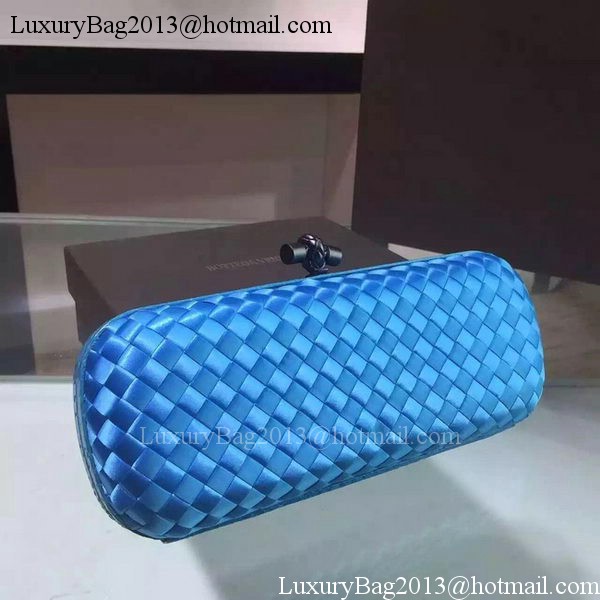 Bottega Veneta STRETCH Knot Sheepskin Leather Clutch BV8651 Light Blue Bottega Veneta STRETCH Knot Sheepskin Leather Clutch BV8651 Light Blue