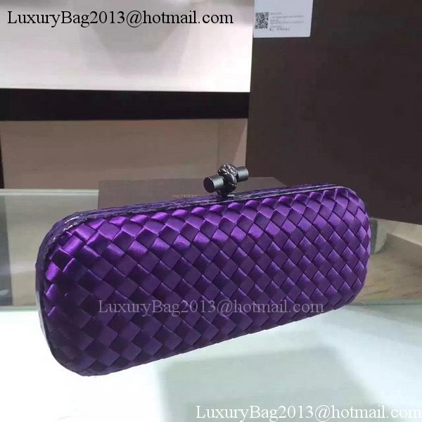 Bottega Veneta STRETCH Knot Sheepskin Leather Clutch BV8651 Violet Bottega Veneta STRETCH Knot Sheepskin Leather Clutch BV8651 Violet