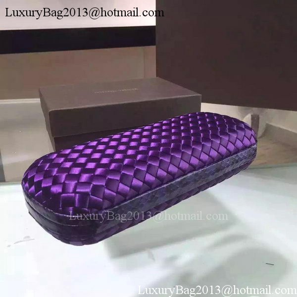 Bottega Veneta STRETCH Knot Sheepskin Leather Clutch BV8651 Violet Bottega Veneta STRETCH Knot Sheepskin Leather Clutch BV8651 Violet