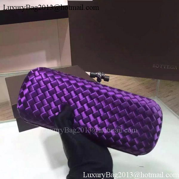 Bottega Veneta STRETCH Knot Sheepskin Leather Clutch BV8651 Violet Bottega Veneta STRETCH Knot Sheepskin Leather Clutch BV8651 Violet
