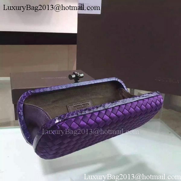 Bottega Veneta STRETCH Knot Sheepskin Leather Clutch BV8651 Violet Bottega Veneta STRETCH Knot Sheepskin Leather Clutch BV8651 Violet
