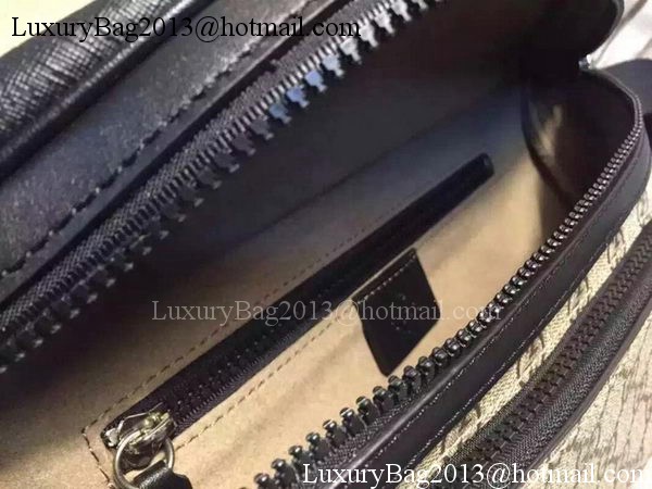 GUCCI GG Supreme Belt Bag 406372 Black GUCCI GG Supreme Belt Bag 406372 Black