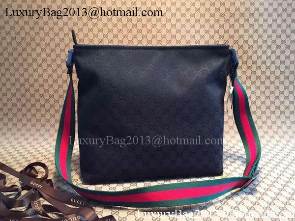 Gucci GG Canvas Medium Messenger Bags 189751 Black Gucci GG Canvas Medium Messenger Bags 189751 Black