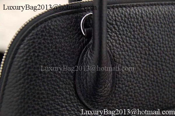 Hermes Bolide 37CM Calfskin Leather Tote Bag B1004 Black Hermes Bolide 37CM Calfskin Leather Tote Bag B1004 Black