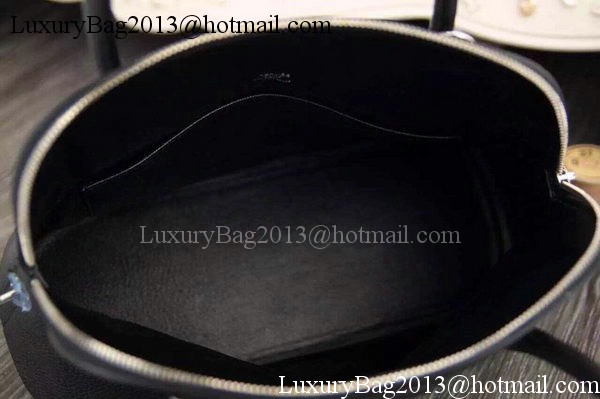 Hermes Bolide 37CM Calfskin Leather Tote Bag B1004 Black Hermes Bolide 37CM Calfskin Leather Tote Bag B1004 Black