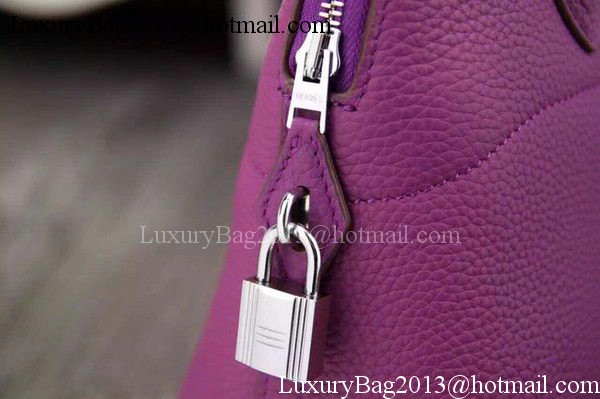 Hermes Bolide 37CM Calfskin Leather Tote Bag B1004 Purple Hermes Bolide 37CM Calfskin Leather Tote Bag B1004 Purple