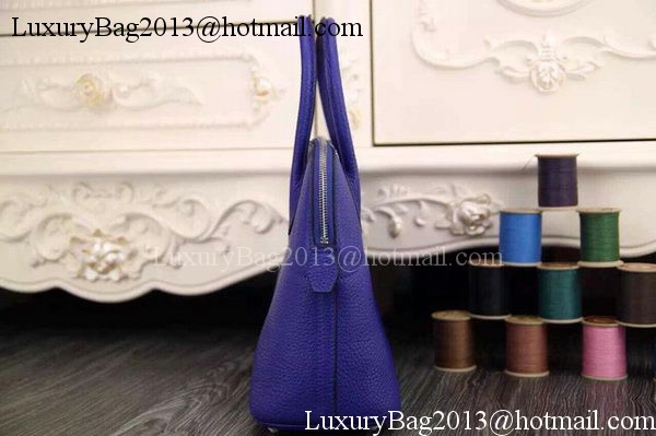 Hermes Bolide 37CM Calfskin Leather Tote Bag B1004 Royal Hermes Bolide 37CM Calfskin Leather Tote Bag B1004 Royal