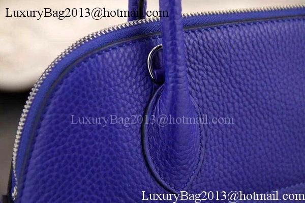 Hermes Bolide 37CM Calfskin Leather Tote Bag B1004 Royal Hermes Bolide 37CM Calfskin Leather Tote Bag B1004 Royal