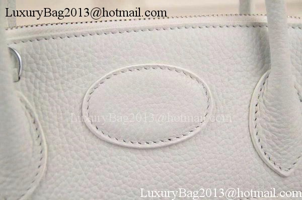 Hermes Bolide 37CM Calfskin Leather Tote Bag B1004 White Hermes Bolide 37CM Calfskin Leather Tote Bag B1004 White