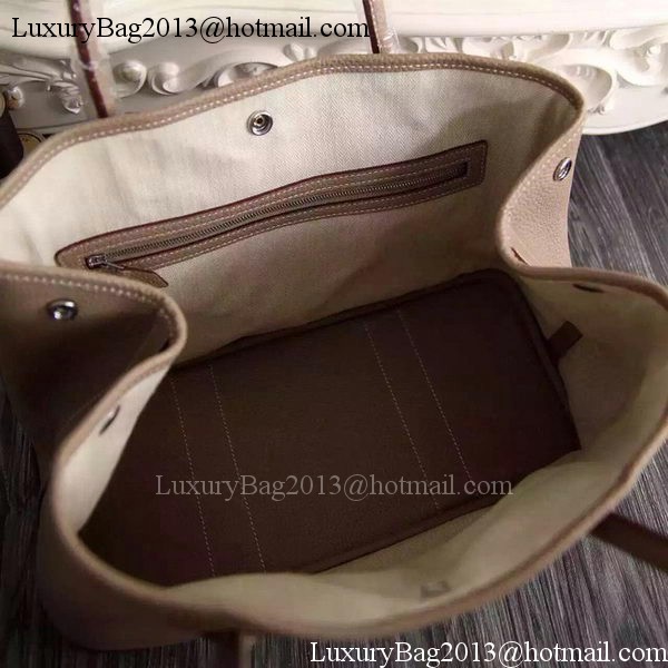 Hermes Garden Party 36cm 30cm Tote Bag Original Leather Light Grey Hermes Garden Party 36cm 30cm Tote Bag Original Leather Light Grey