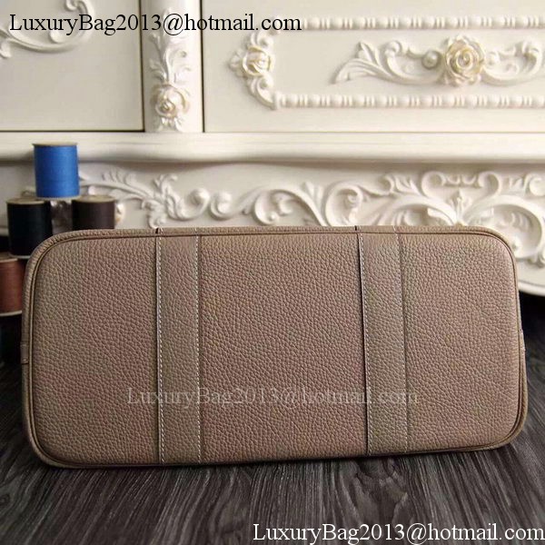 Hermes Garden Party 36cm 30cm Tote Bag Original Leather Light Grey Hermes Garden Party 36cm 30cm Tote Bag Original Leather Light Grey