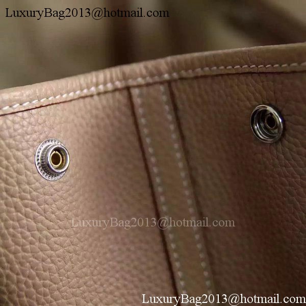 Hermes Garden Party 36cm 30cm Tote Bag Original Leather Light Grey Hermes Garden Party 36cm 30cm Tote Bag Original Leather Light Grey