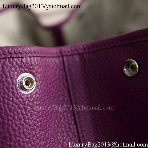 Hermes Garden Party 36cm 30cm Tote Bag Original Leather Purple Hermes Garden Party 36cm 30cm Tote Bag Original Leather Purple