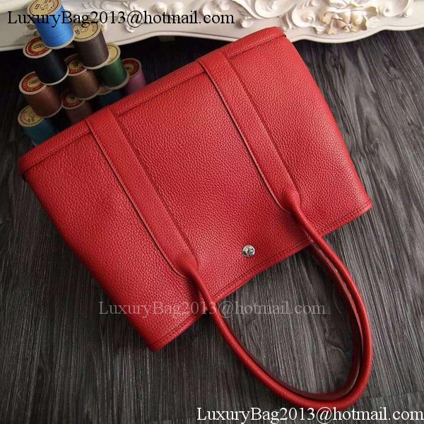 Hermes Garden Party 36cm 30cm Tote Bag Original Leather Red Hermes Garden Party 36cm 30cm Tote Bag Original Leather Red