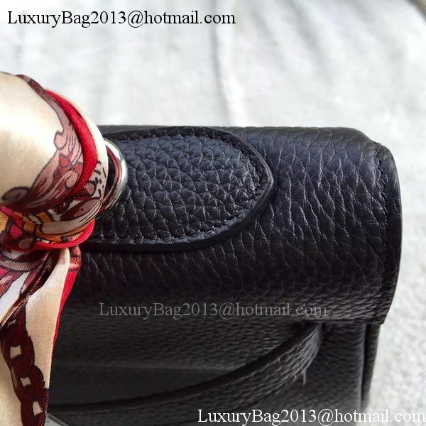 Hermes Kelly 32cm Shoulder Bag Black Calfskin Leather K32CL Silver Hermes Kelly 32cm Shoulder Bag Black Calfskin Leather K32CL Silver