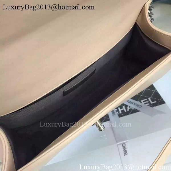 Boy Chanel Flap Bag Original Chevron Nubuck Leather A5708 Apricot Boy Chanel Flap Bag Original Chevron Nubuck Leather A5708 Apricot