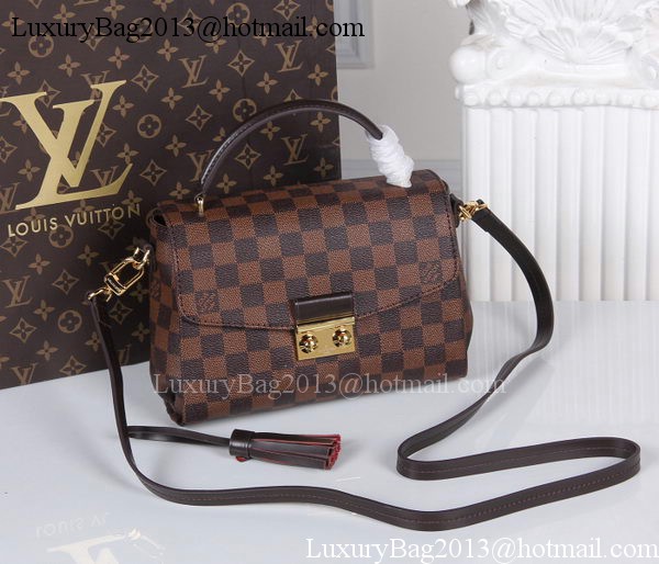 Louis Vuitton Damier Ebene Canvas CROISETTE Bag N41581 Louis Vuitton Damier Ebene Canvas CROISETTE Bag N41581