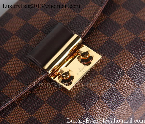 Louis Vuitton Damier Ebene Canvas CROISETTE Bag N41581 Louis Vuitton Damier Ebene Canvas CROISETTE Bag N41581