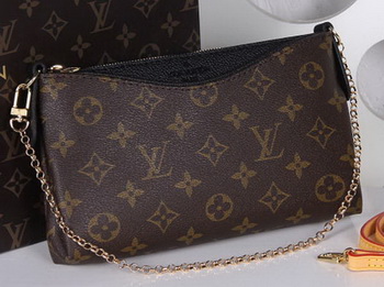 Louis Vuitton M41638 Monogram Canvas PALLAS CLUTCHES Black