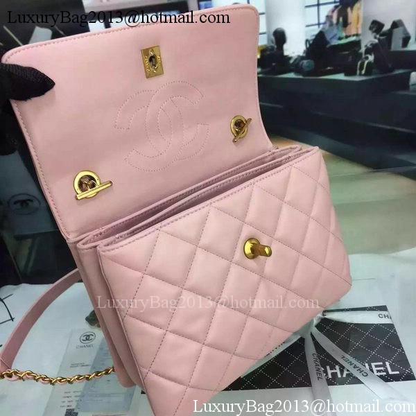 Chanel Classic Top Flap Bag Original Leather A98079 Pink Chanel Classic Top Flap Bag Original Leather A98079 Pink