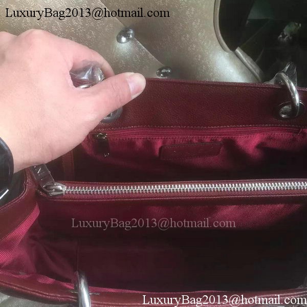 Chanel Shopper Bag Original Calfskin Leather A95021 Burgundy Chanel Shopper Bag Original Calfskin Leather A95021 Burgundy