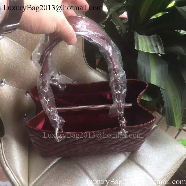 Chanel Shopper Bag Original Calfskin Leather A95021 Burgundy Chanel Shopper Bag Original Calfskin Leather A95021 Burgundy