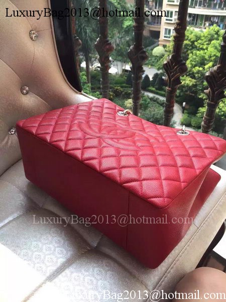 Chanel Shopper Bag Original Calfskin Leather A95021 Red Chanel Shopper Bag Original Calfskin Leather A95021 Red