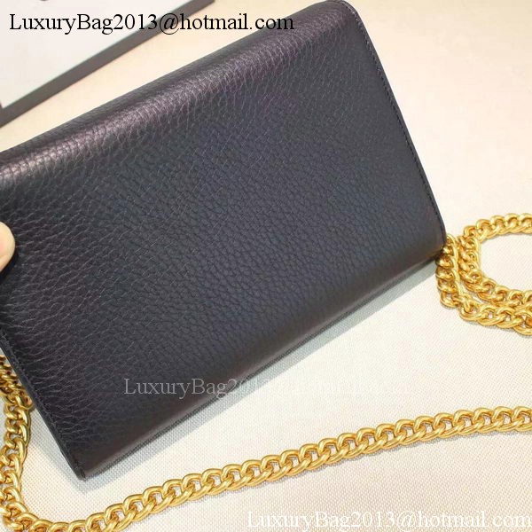 Gucci GG Marmont Leather mini Chain Bag 401232 Black Gucci GG Marmont Leather mini Chain Bag 401232 Black