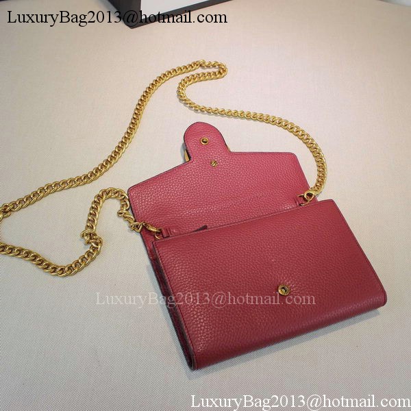 Gucci GG Marmont Leather mini Chain Bag 401232 Rose Gucci GG Marmont Leather mini Chain Bag 401232 Rose