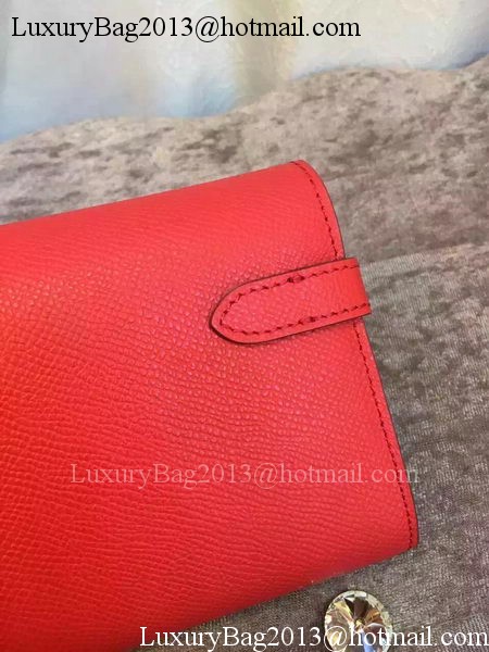 Hermes Kelly Wallet Epsom Leather H009 Red Hermes Kelly Wallet Epsom Leather H009 Red