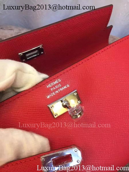 Hermes Kelly Wallet Epsom Leather H009 Red Hermes Kelly Wallet Epsom Leather H009 Red