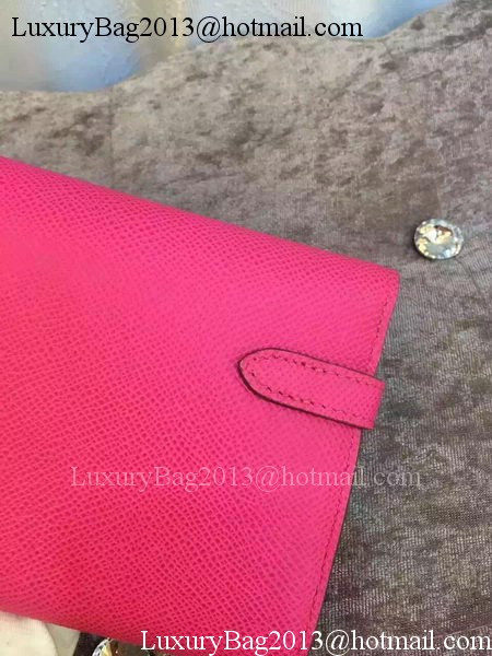Hermes Kelly Wallet Epsom Leather H009 Rose Hermes Kelly Wallet Epsom Leather H009 Rose