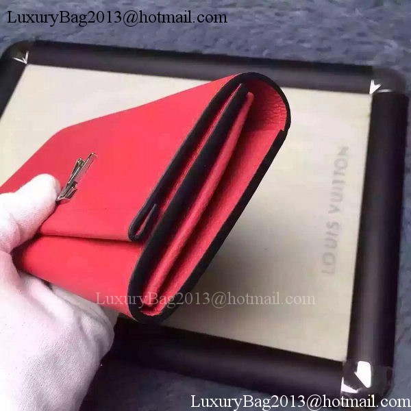 Louis Vuitton LOCKME II Wallet M62350 Red Louis Vuitton LOCKME II Wallet M62350 Red