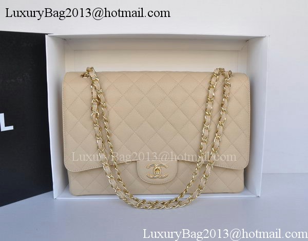 Chanel Jumbo Double Flaps Bag Apricot Cannage Pattern A36097 Gold Chanel Jumbo Double Flaps Bag Apricot Cannage Pattern A36097 Gold